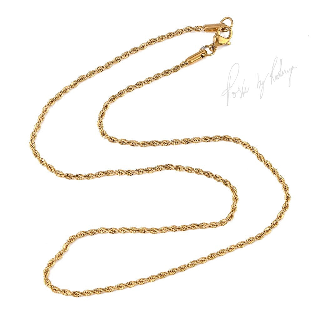 Intertwined Rope Necklace