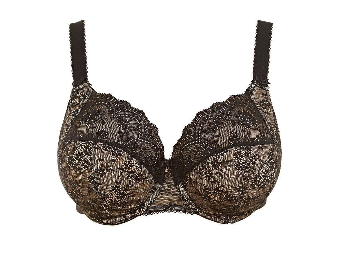 Elomi Tia Bra - Black/Cream combo