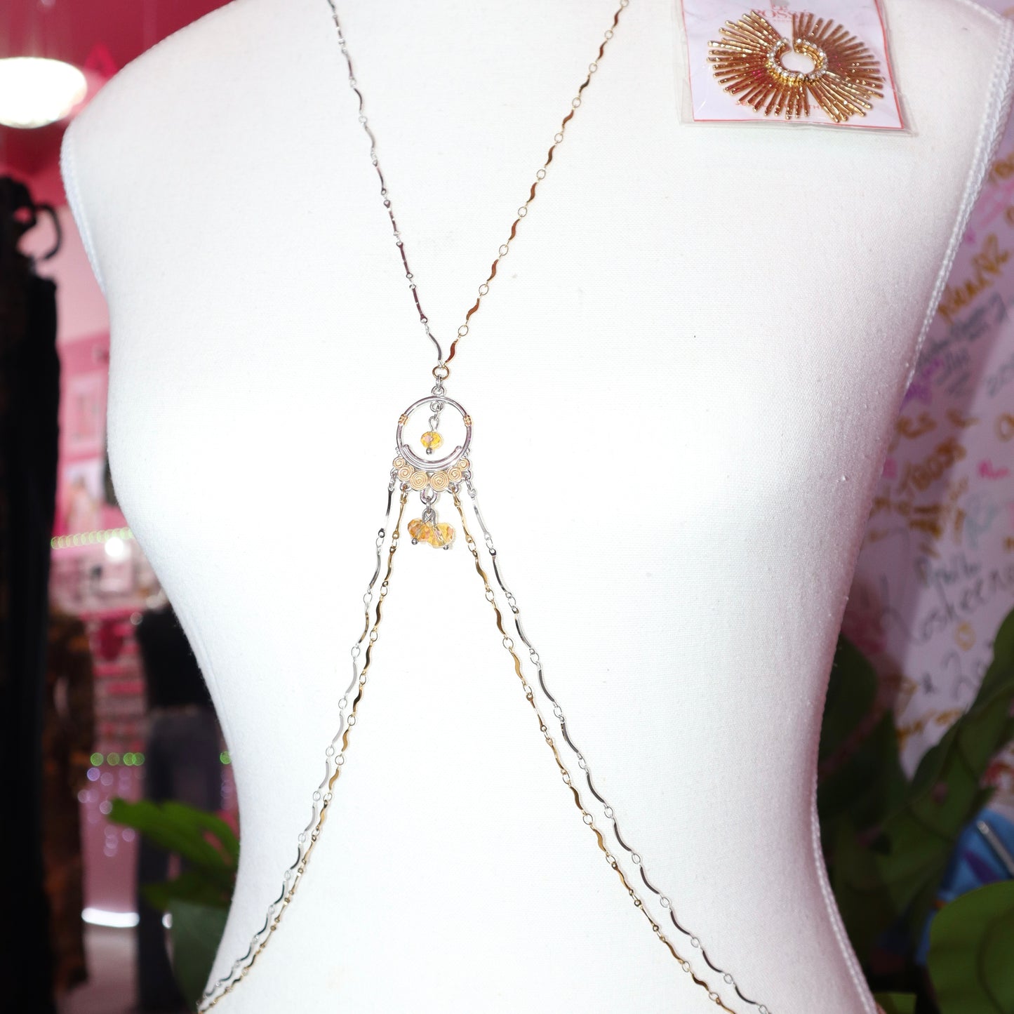 JERI LUX Mixed Metal Body Chain