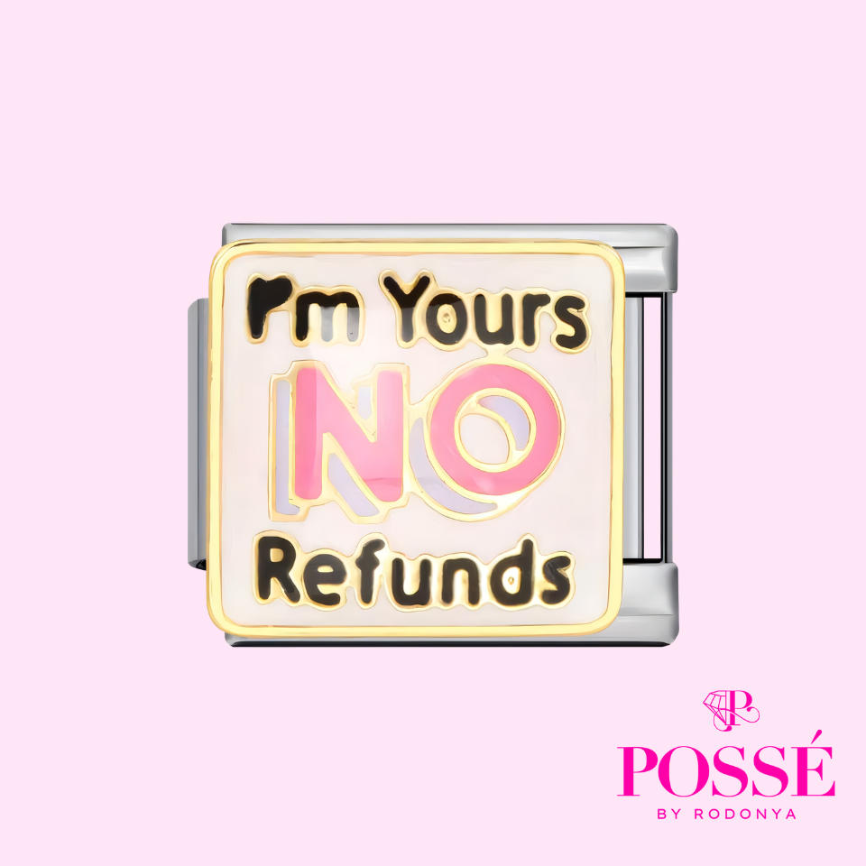 NO REFUNDS Elixir Charm