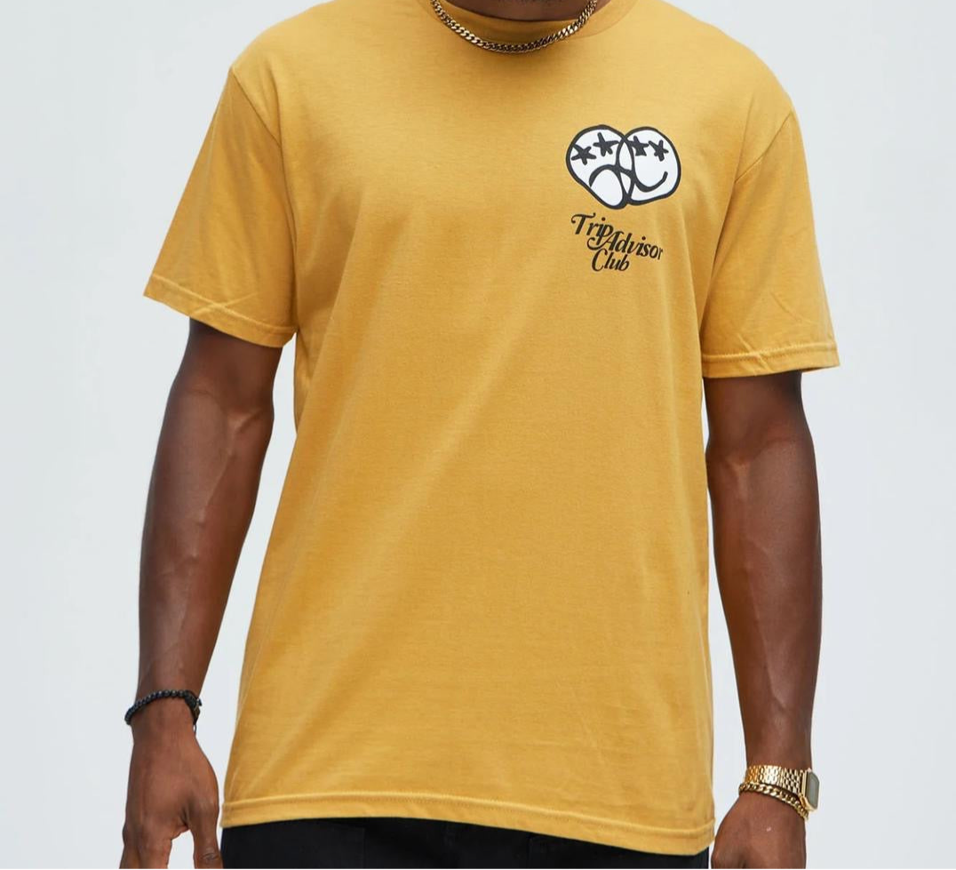 Trip Advisor Club Tee - Mustard