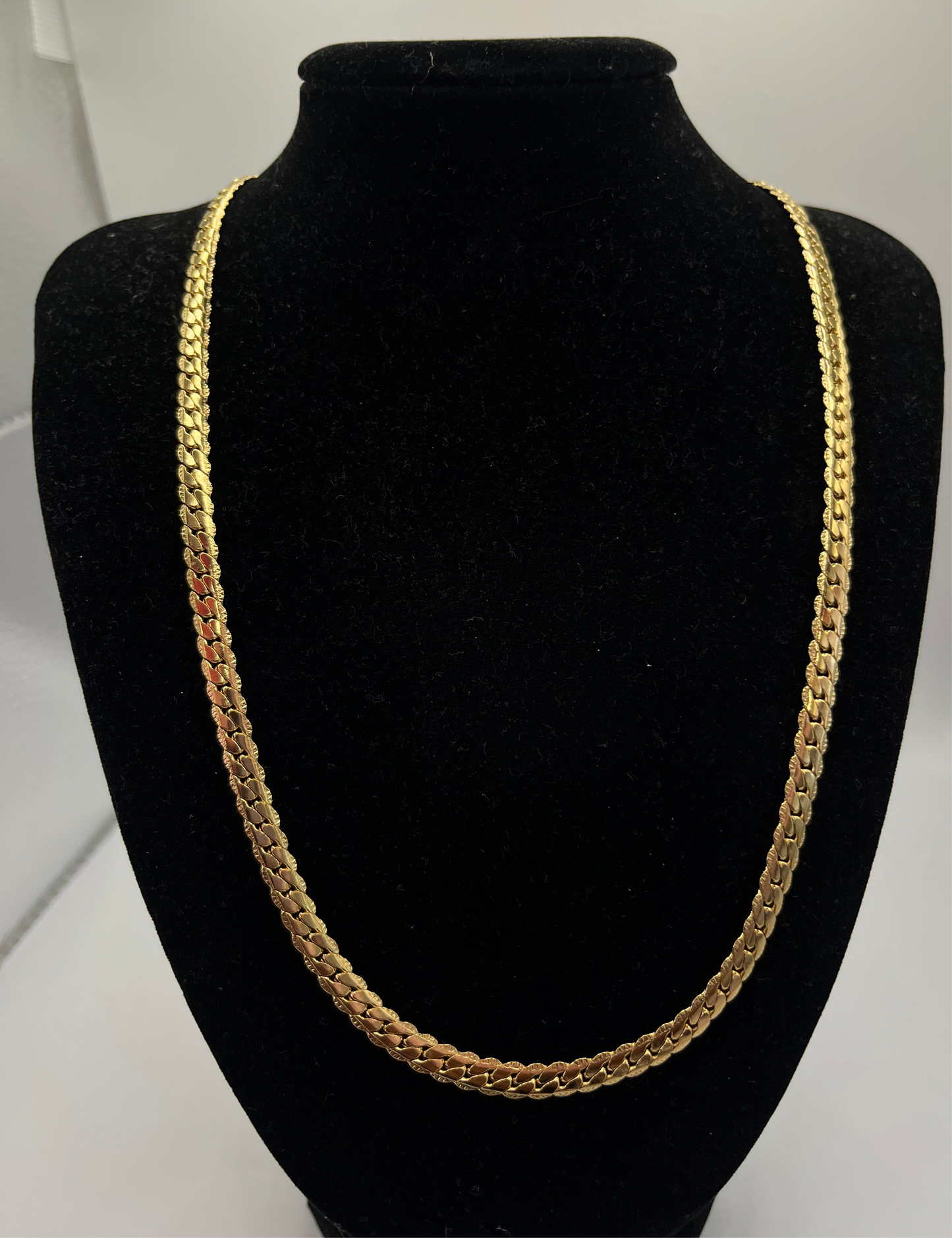 KASH Slender Cuban Chain- Gold