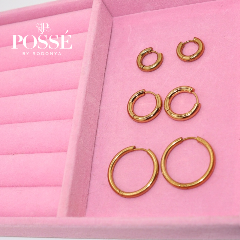 NINA Hoops Stack - 14mm, 18mm, 25mm