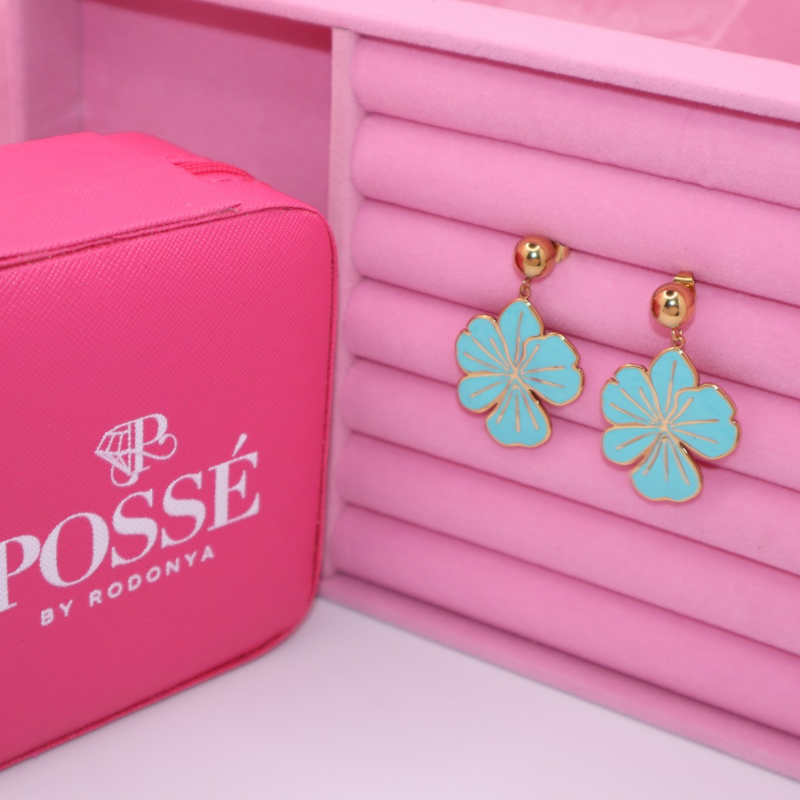 DAHLIA Flower Earrings