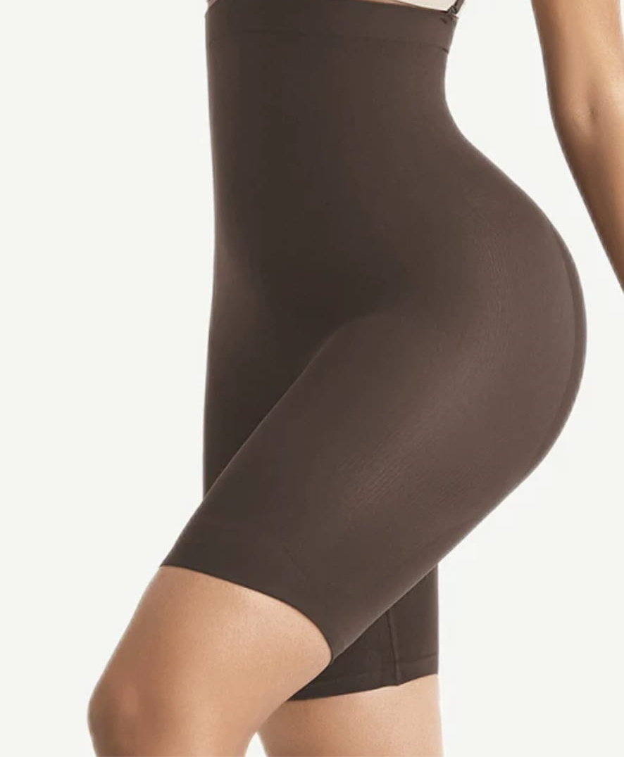 Tummy Control Butt Enhancing Waist Trimmer - Dark Brown