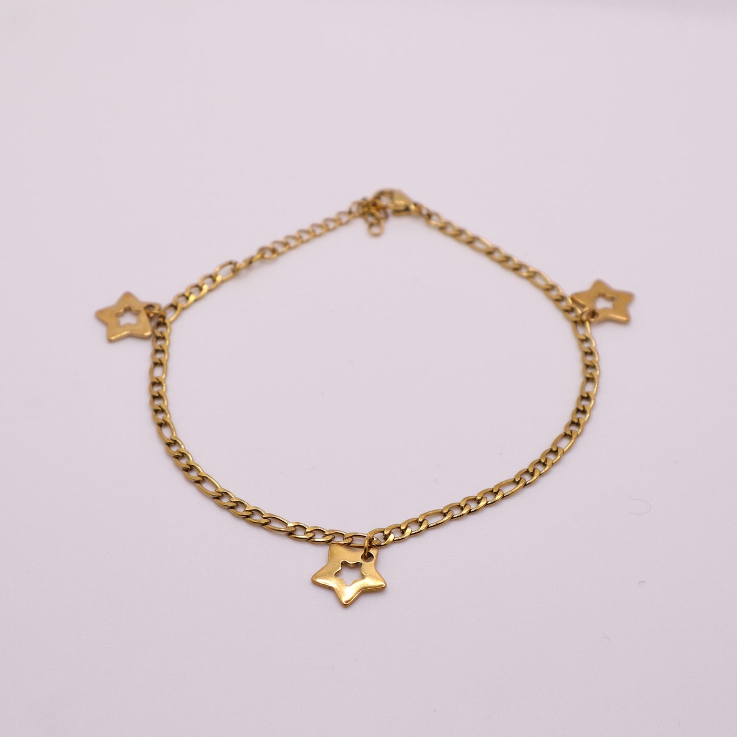 Gold Star Anklet