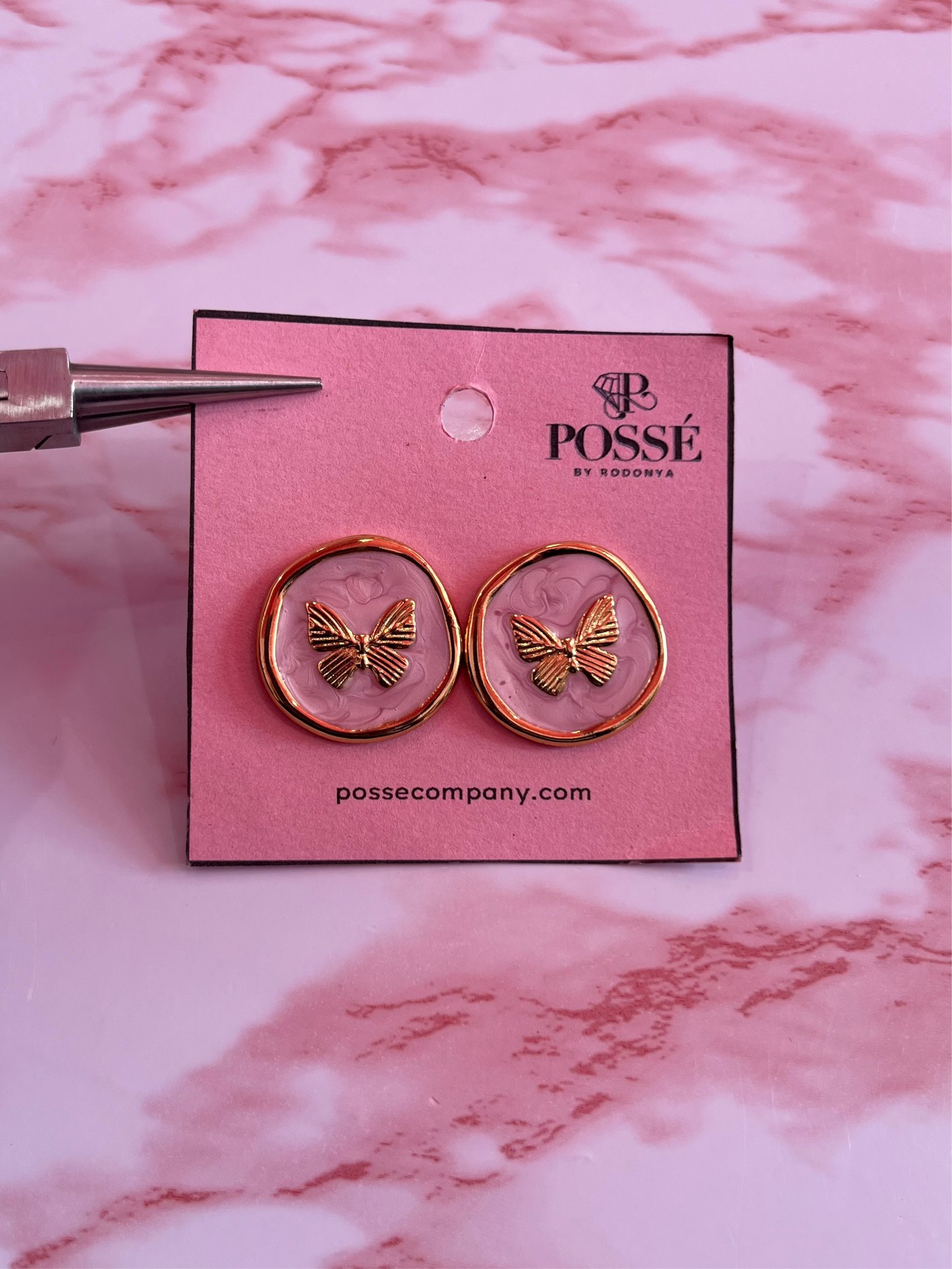 Athlia Butterfly Studs