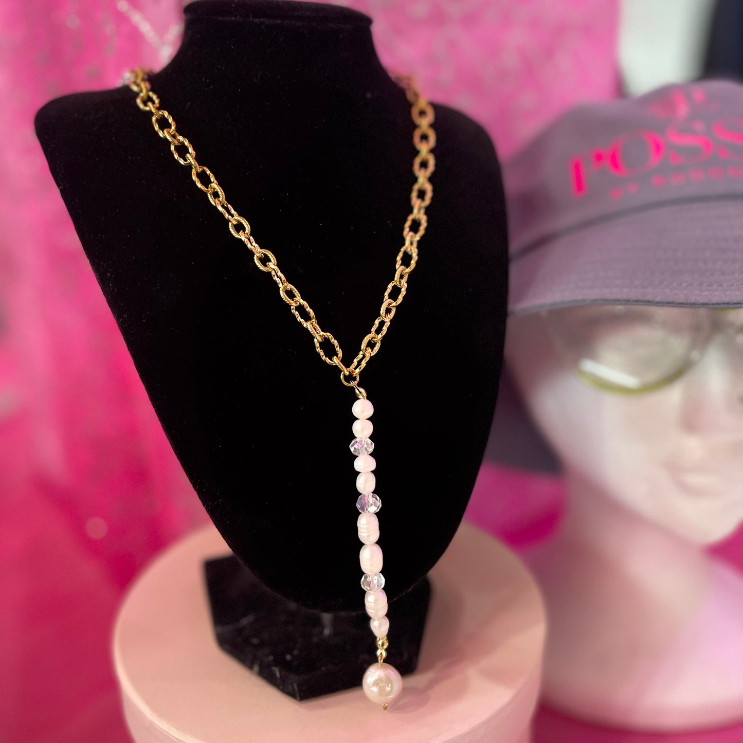 PEARLIE BABE Lariat Necklace