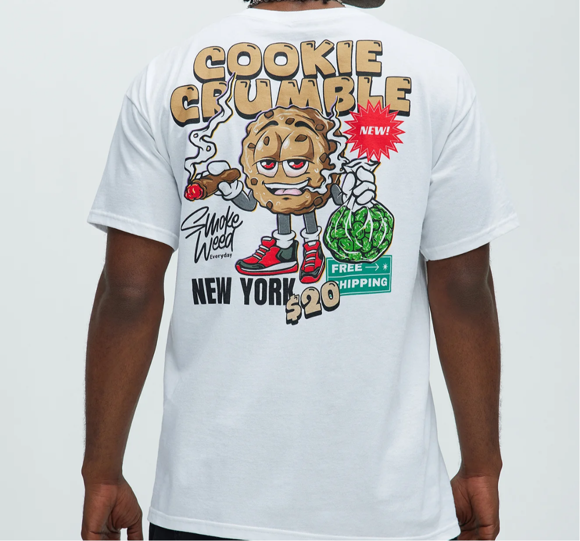 Cookie Crumble Tee- White