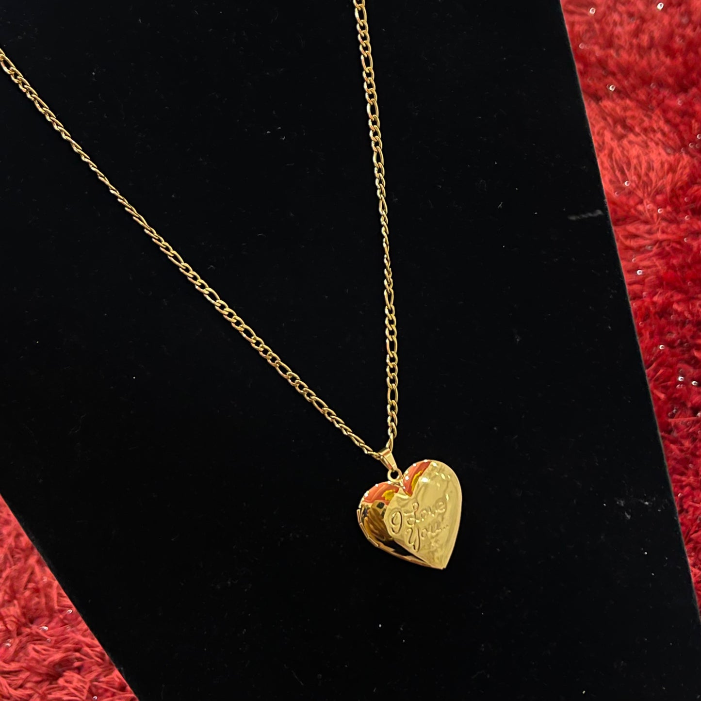 I LOVE YOU Locket Necklace