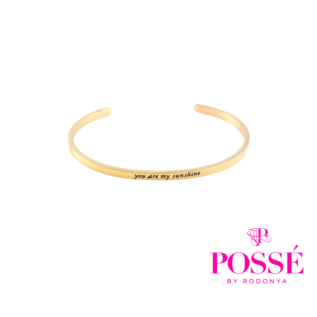 YOU ARE MY SUNSHINE Bangle