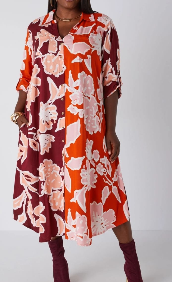 Multi Colour Shirt dress