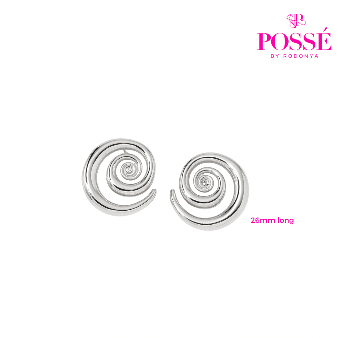 SWISS SWIRL Studs