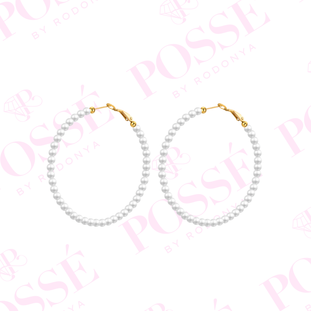 EVER PEARL HOOPS