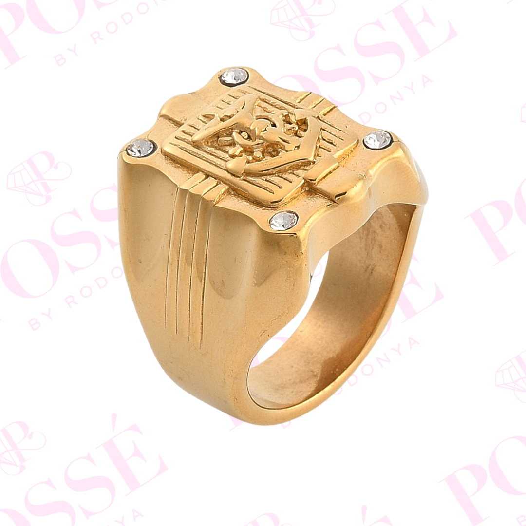 GOLDEN ANCHOR Ring