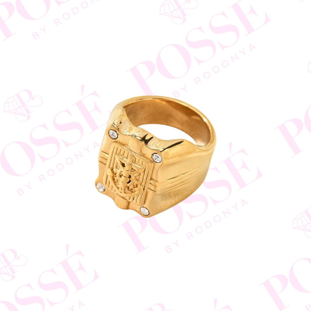 GOLDEN ANCHOR Ring