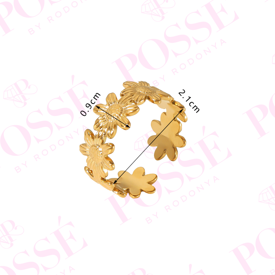Daisy Cuff Ring
