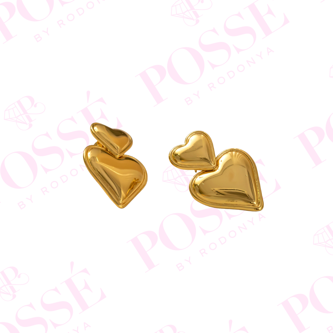 Tier Heart Studs