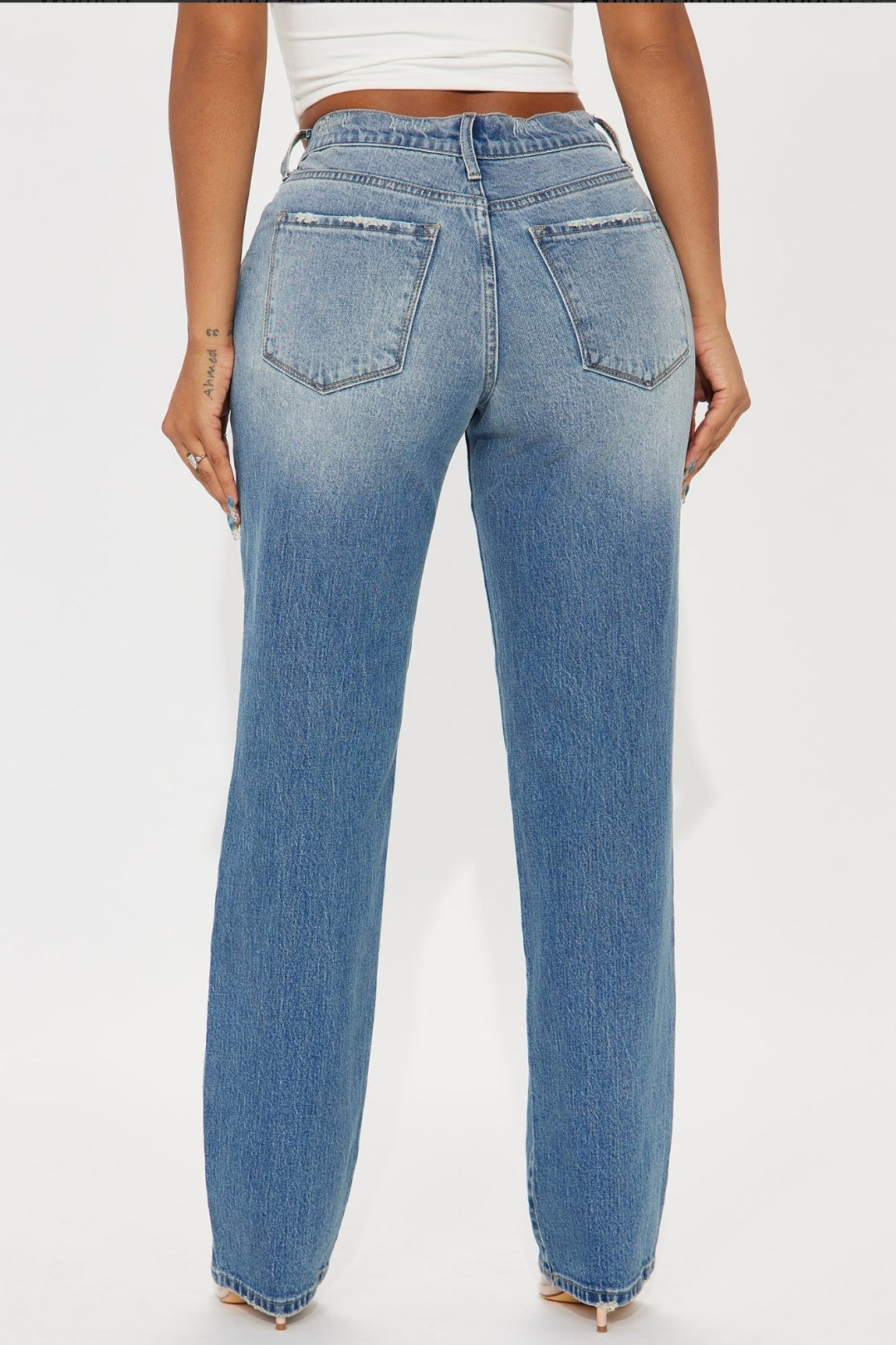 Ripped Stretched Jeans