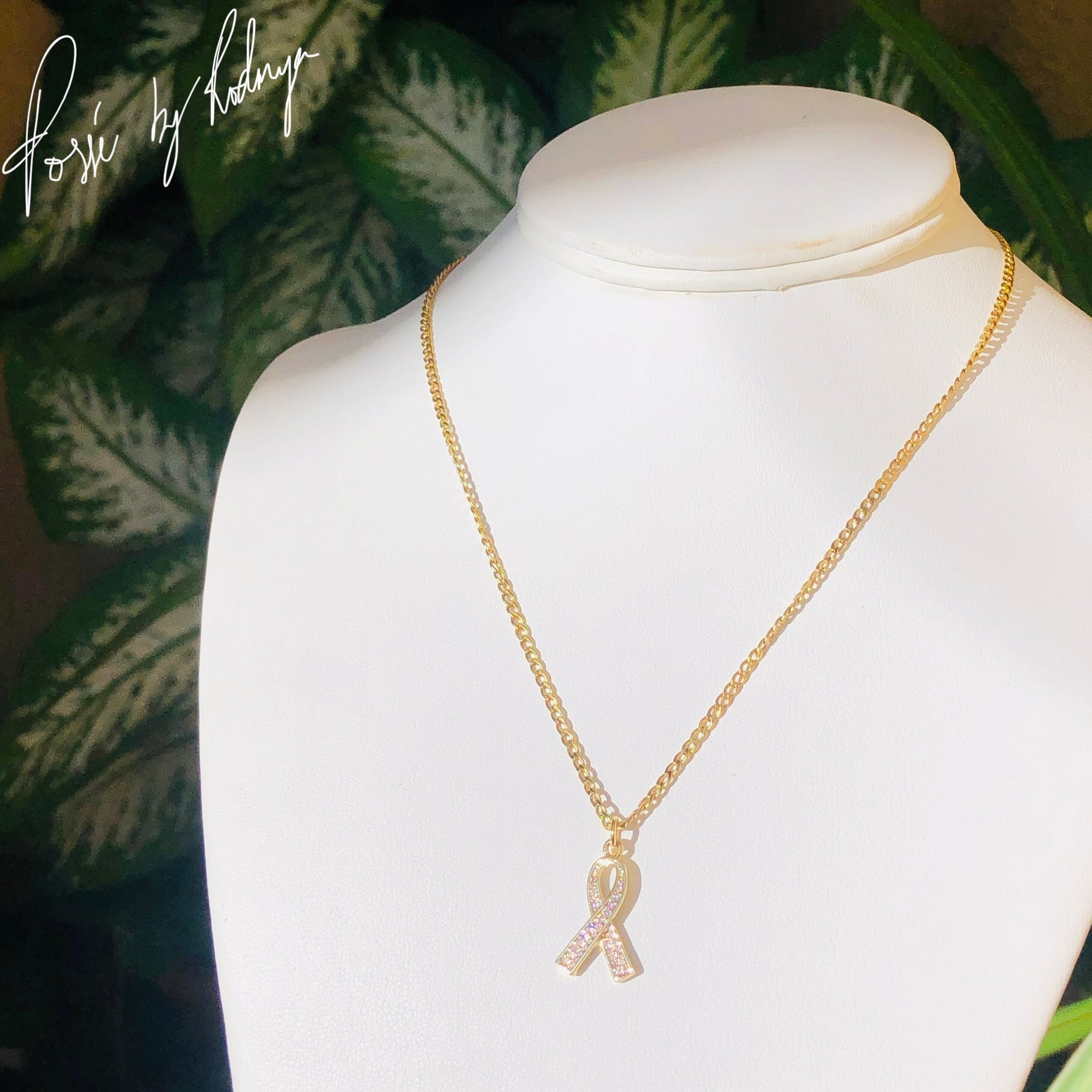PINK RIBBON Necklace