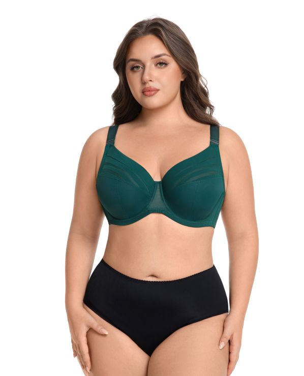 Miss Curvaty Green Mesh