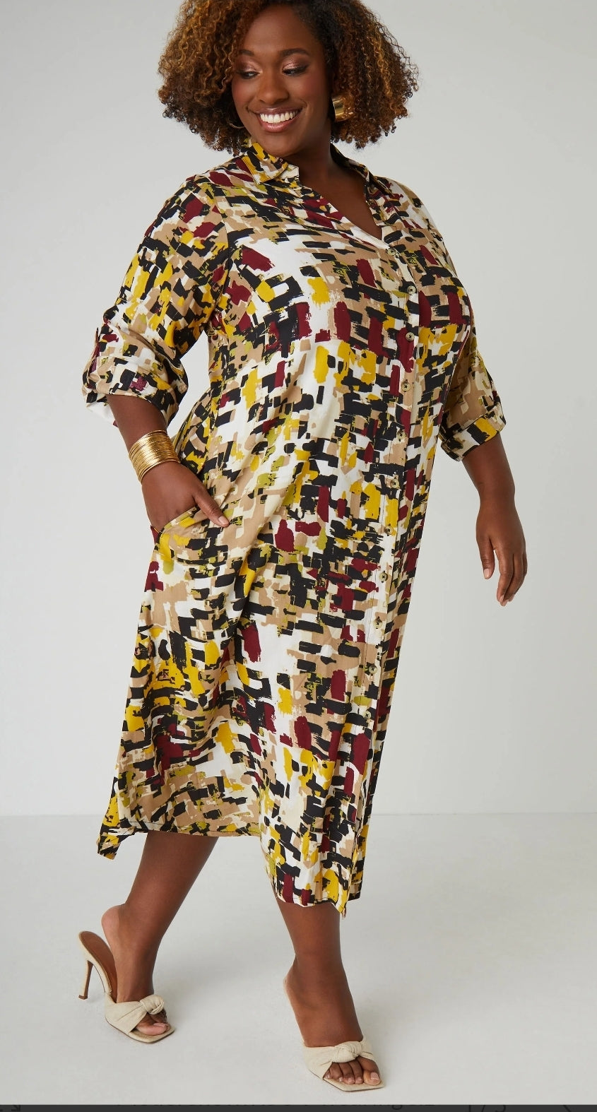A Line shirt dress