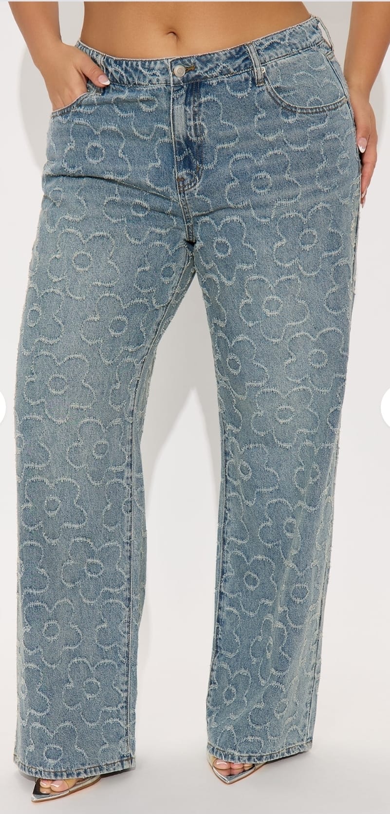Flower Power Straight Leg jeans