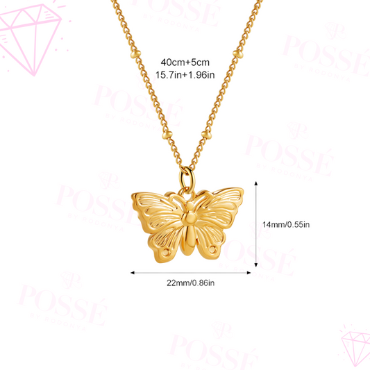 AVA Butterfly Necklace