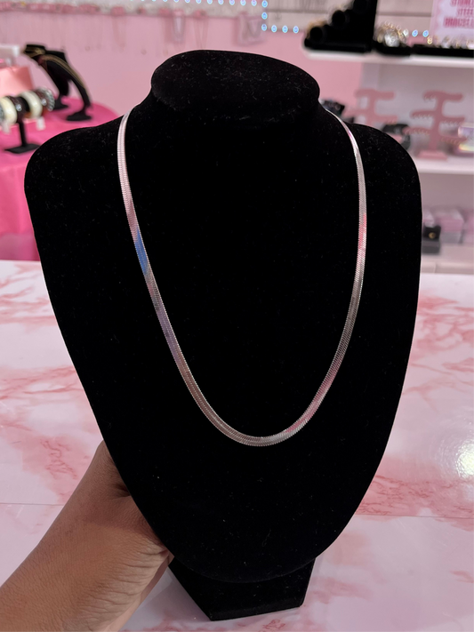 Silver Slick XL Necklace