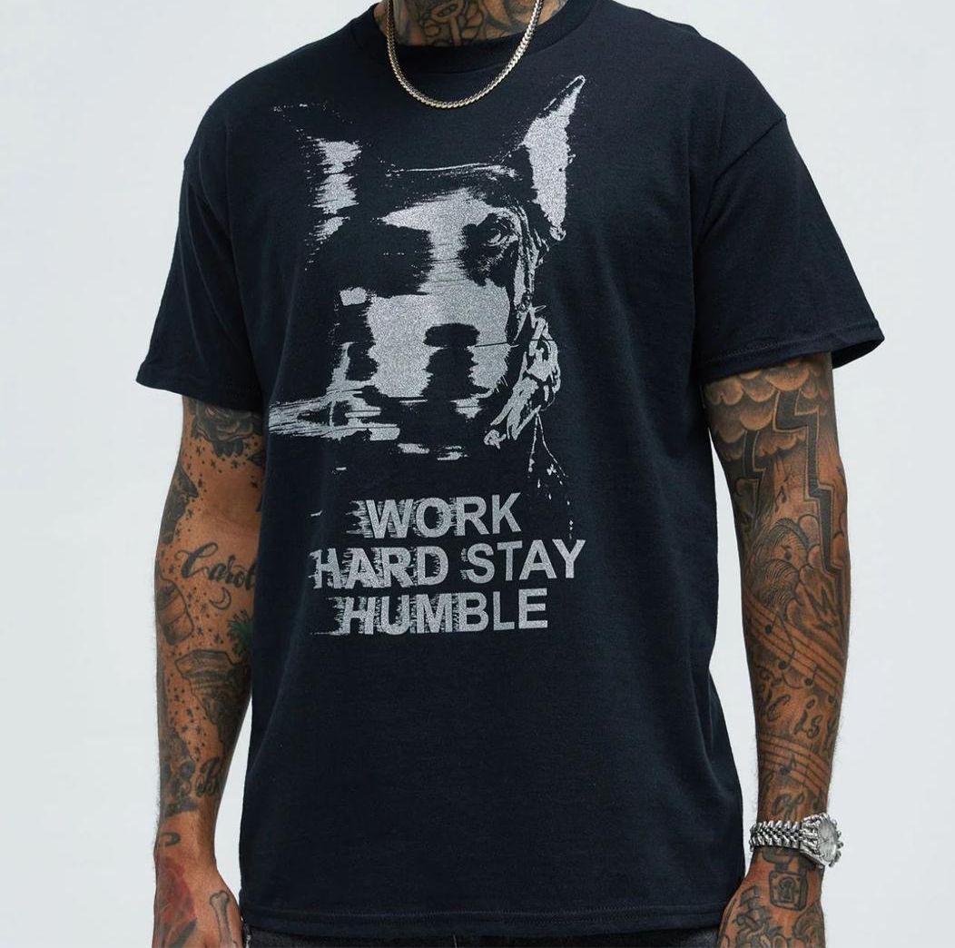 Work Hard, Stay Humble Tee - Black