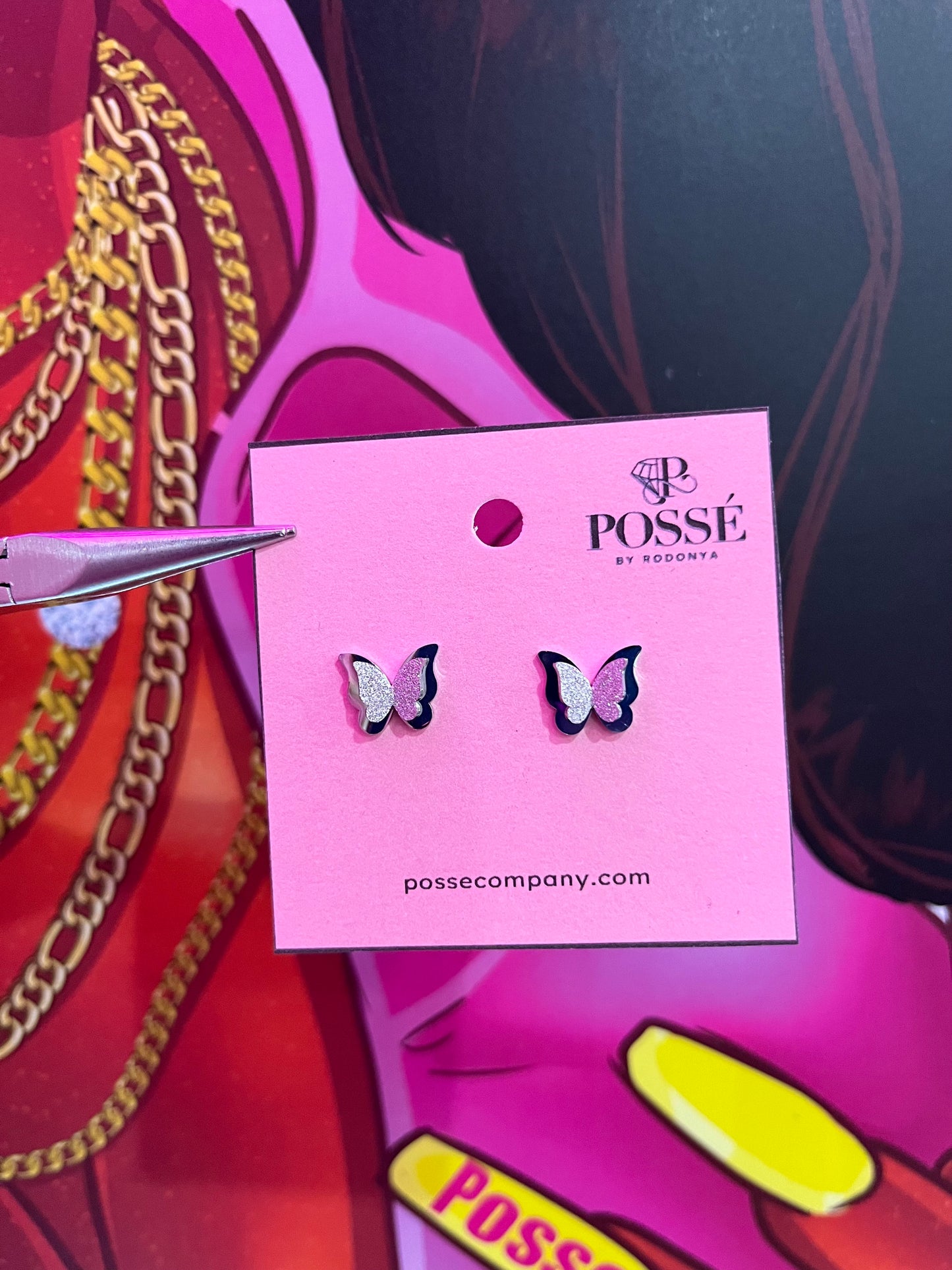 Butterfly Babe Studs