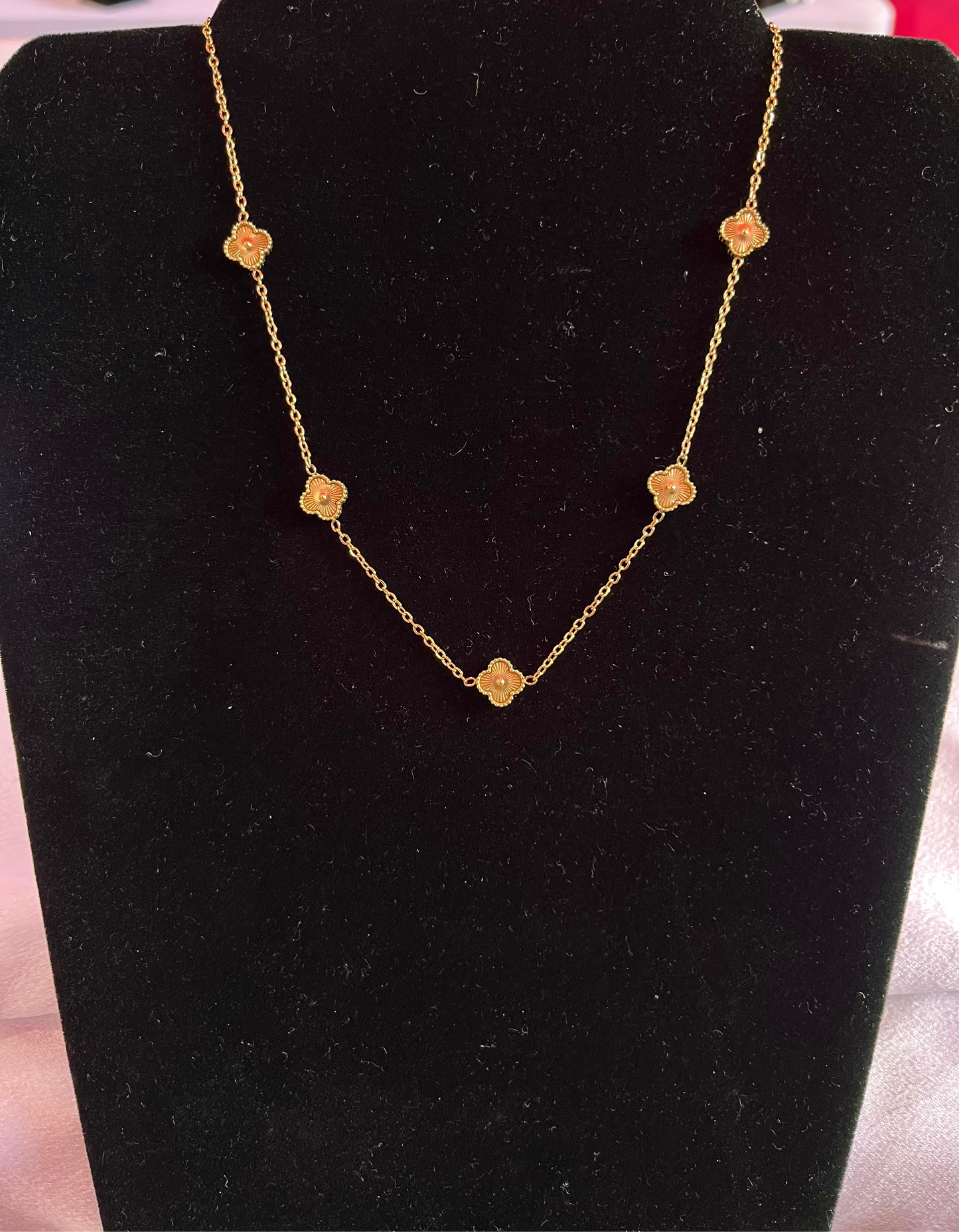 Lucky Charm Clover Necklace
