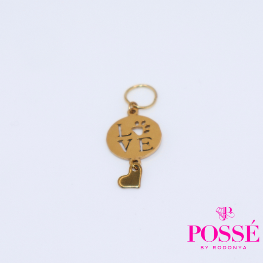 CUTIE LOVE PAW Charm