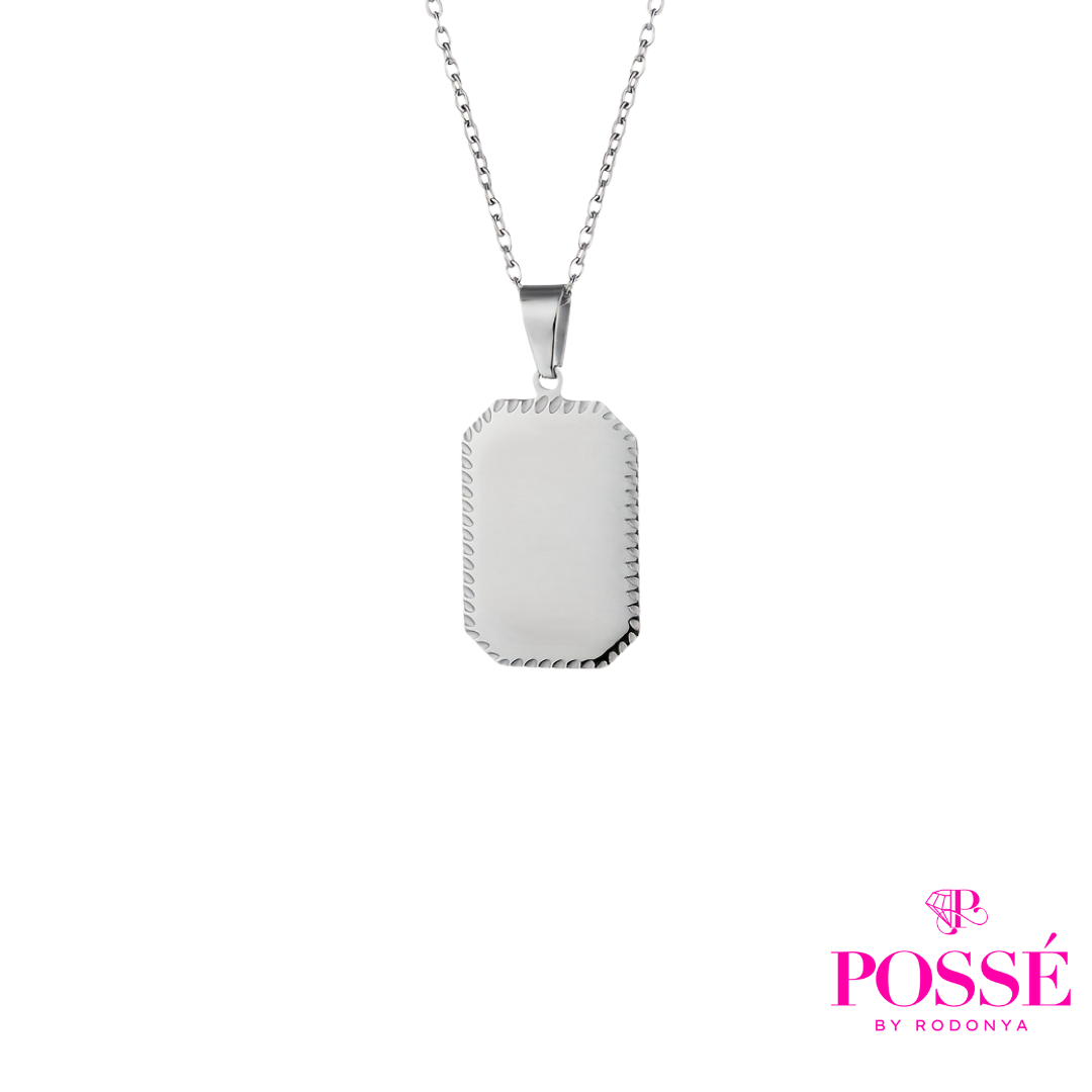 PLAQUE Engraveable Necklace