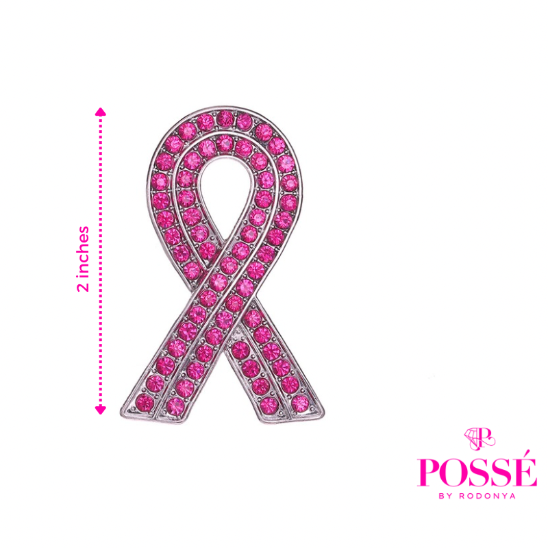 PINK RIBBON Pin Brooch