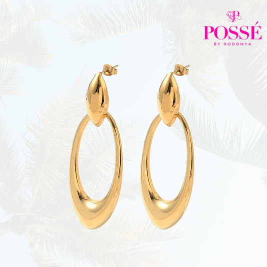 BODIED Hoop Earrings - Gold