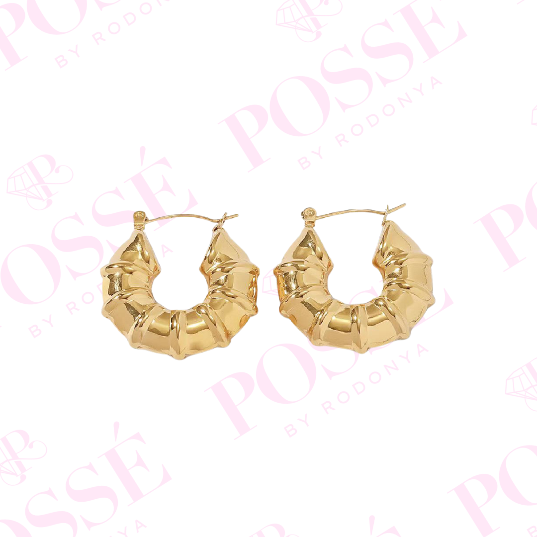 BAMBOO BABE Hoop Earrings