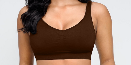Breast Support Back Fat - Brown