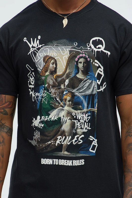 Break the Rules Tee - Black