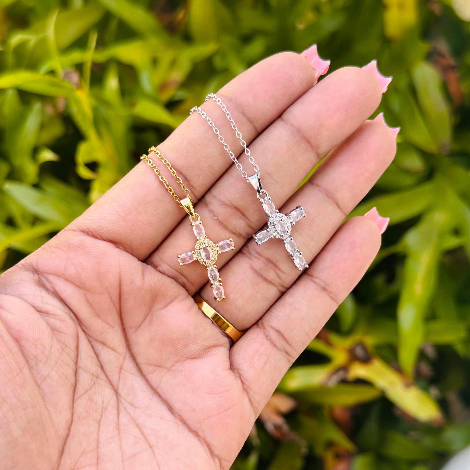 CRYSTAL CROSS Necklace