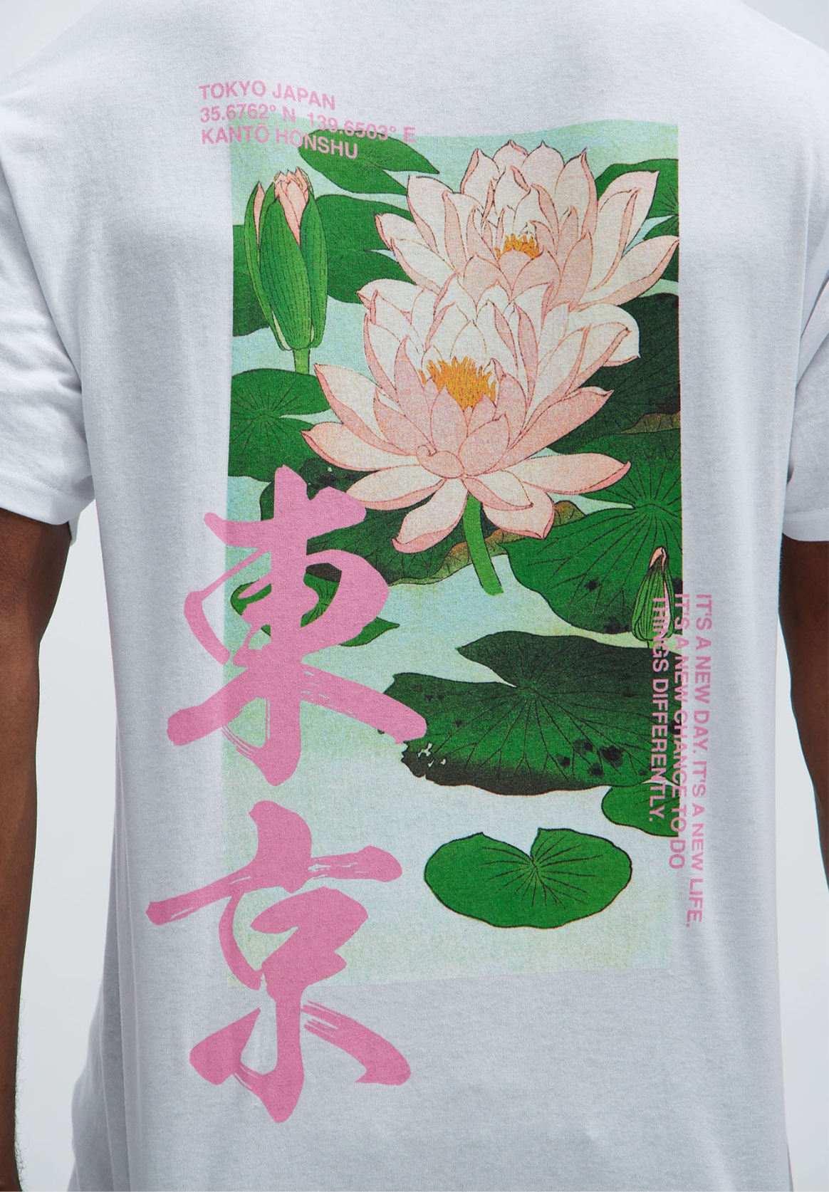 New Beginnings Lotus Tee- White