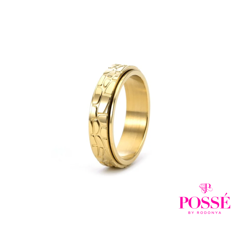 PAVED Fidget Spinner Ring