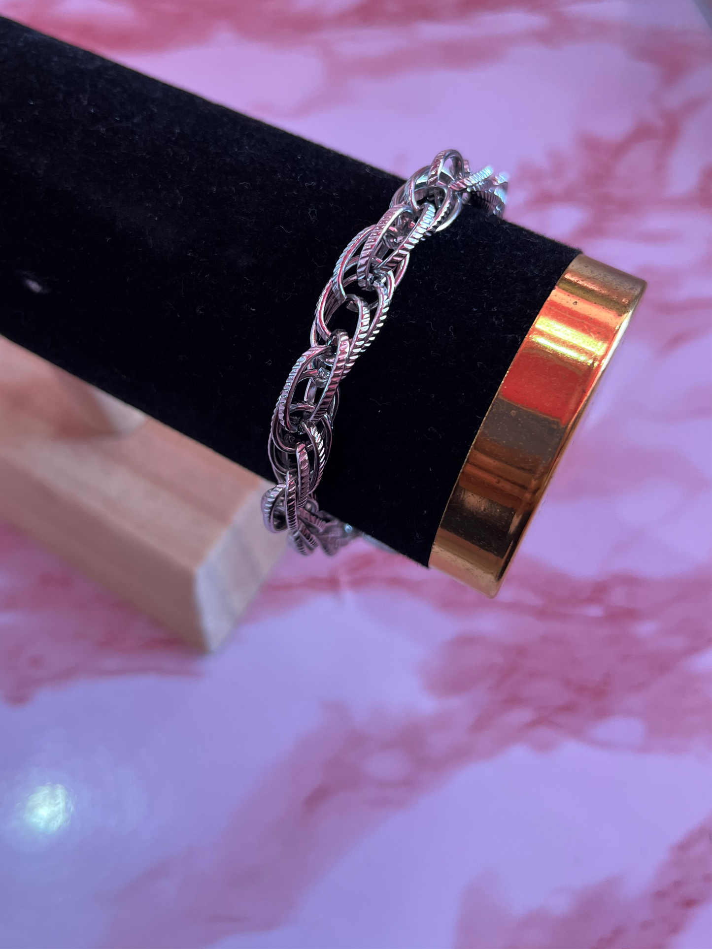 Twisted Time Bracelet- Silver