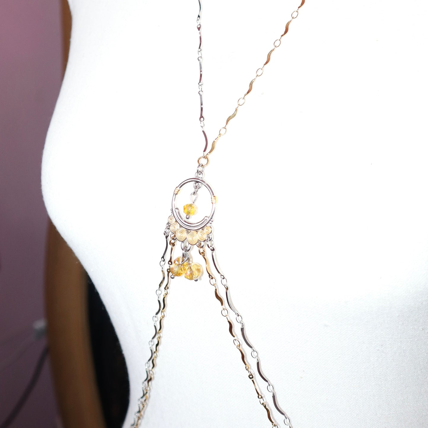 JERI LUX Mixed Metal Body Chain