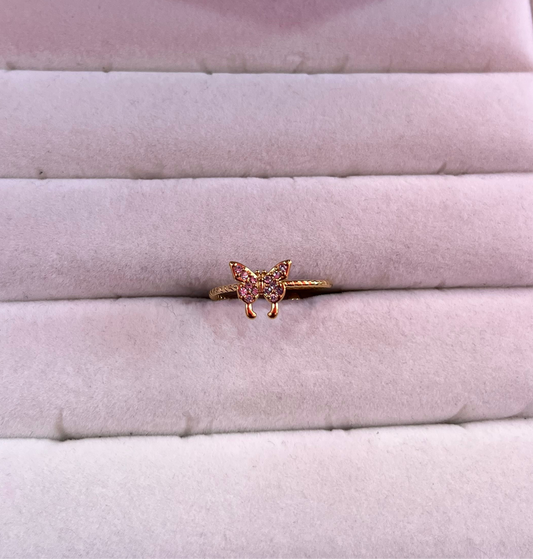 MARI Butterfly Adjustable Ring