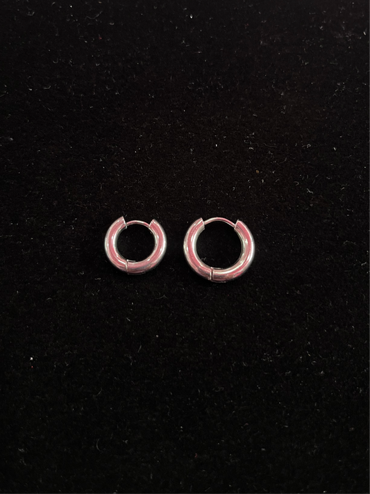 Nina Hoops - Silver