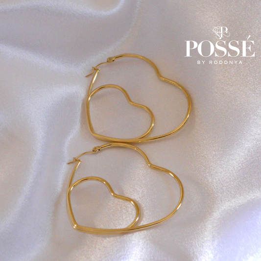 DOUBLE HEART HOOPS