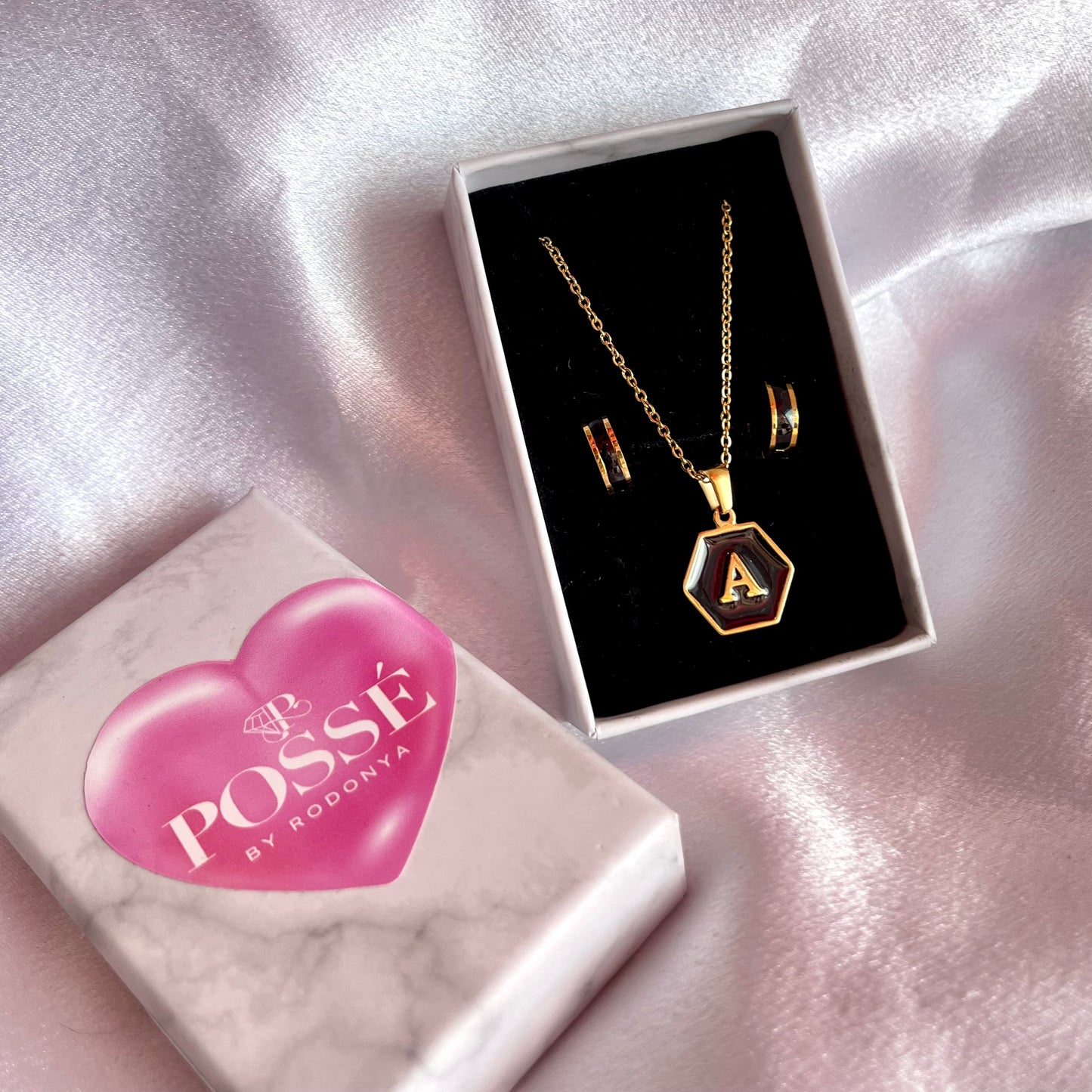 Black Initial Set - A