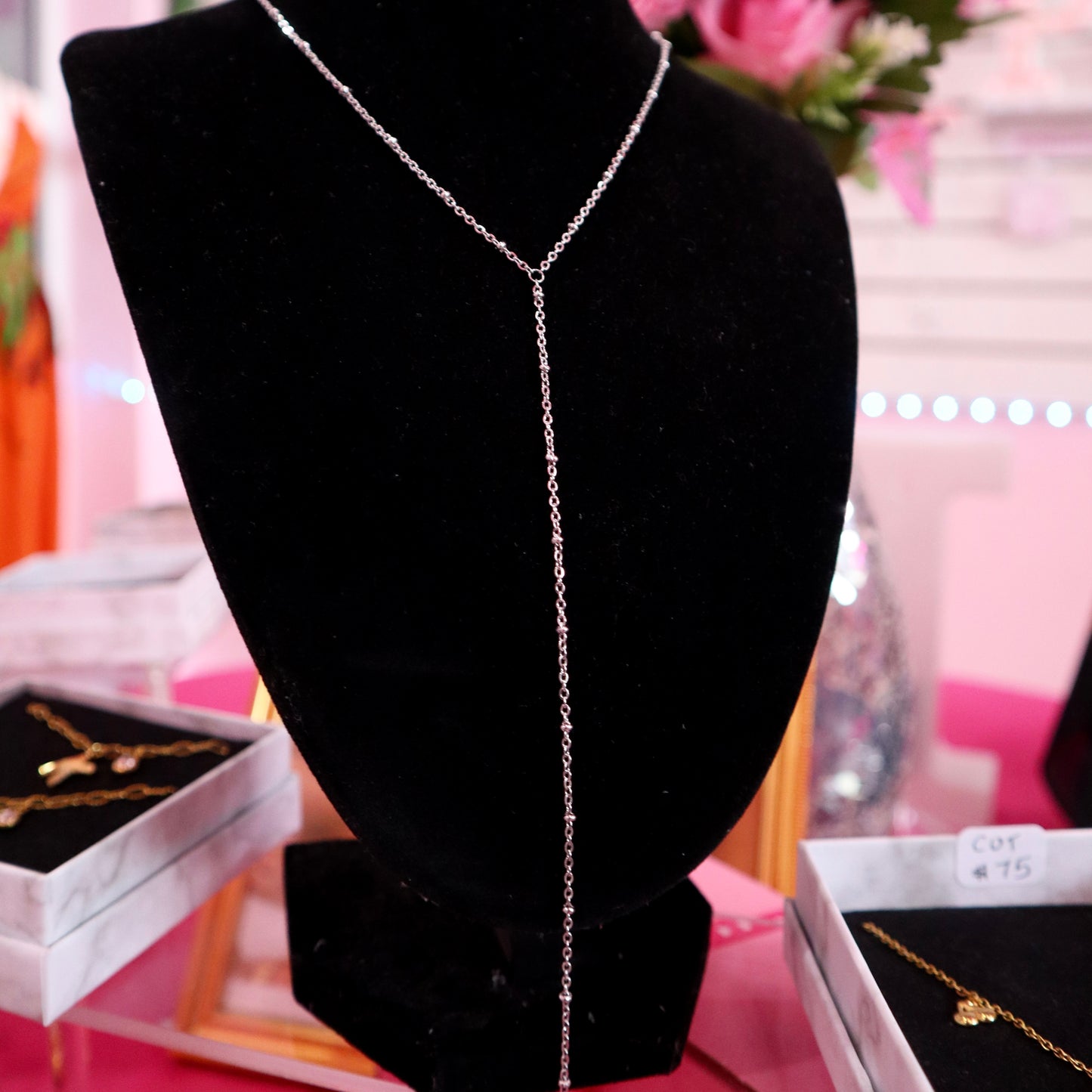 LUXE LINK Lariat Necklace