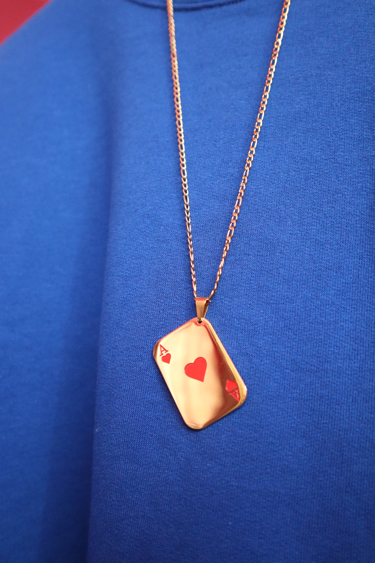 ACE OF HEARTS Men’s Necklace